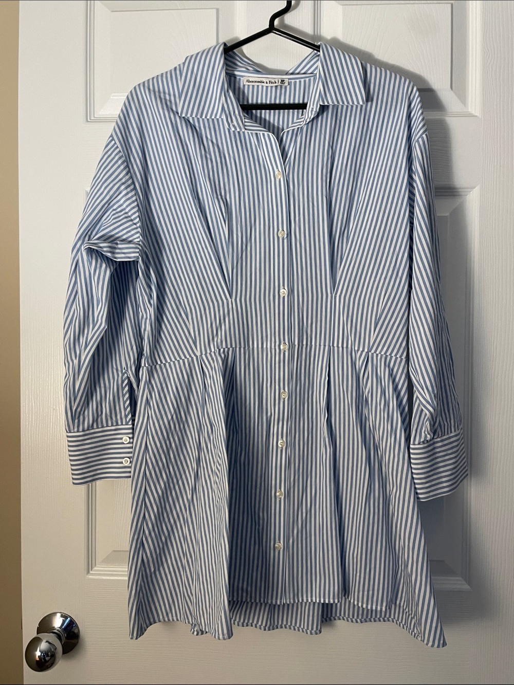 Abercrombie & Fitch Blue and White Striped dress